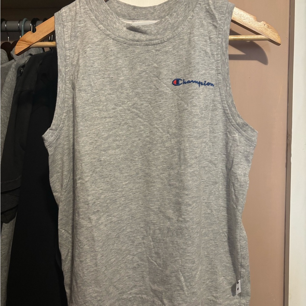 Champion Light Gray Athletic Top